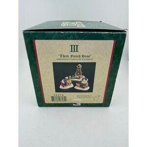 Dept 56 Heritage Village Three French Hens 12 Days of Dickens Village 58378